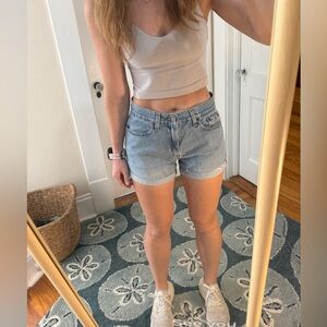 Levi denim shorts